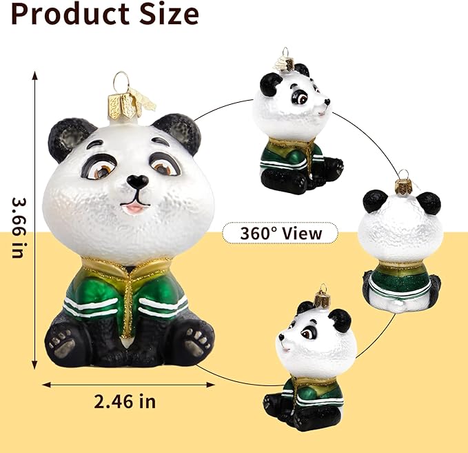 Panda Weihnachtsornamente
