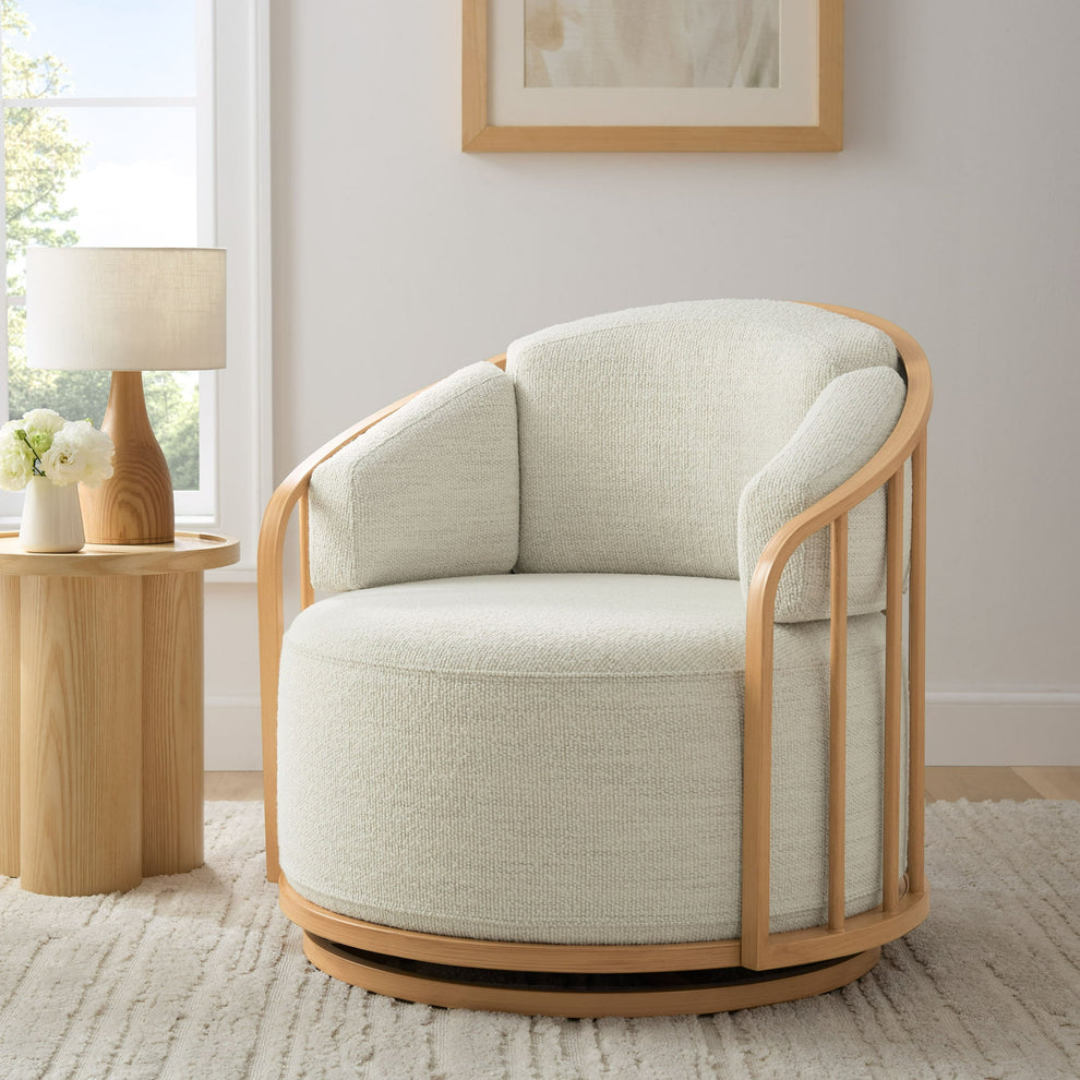 Swivel Birdcage Accent Chair